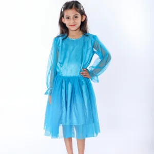 Western Frock Dance Dress blue