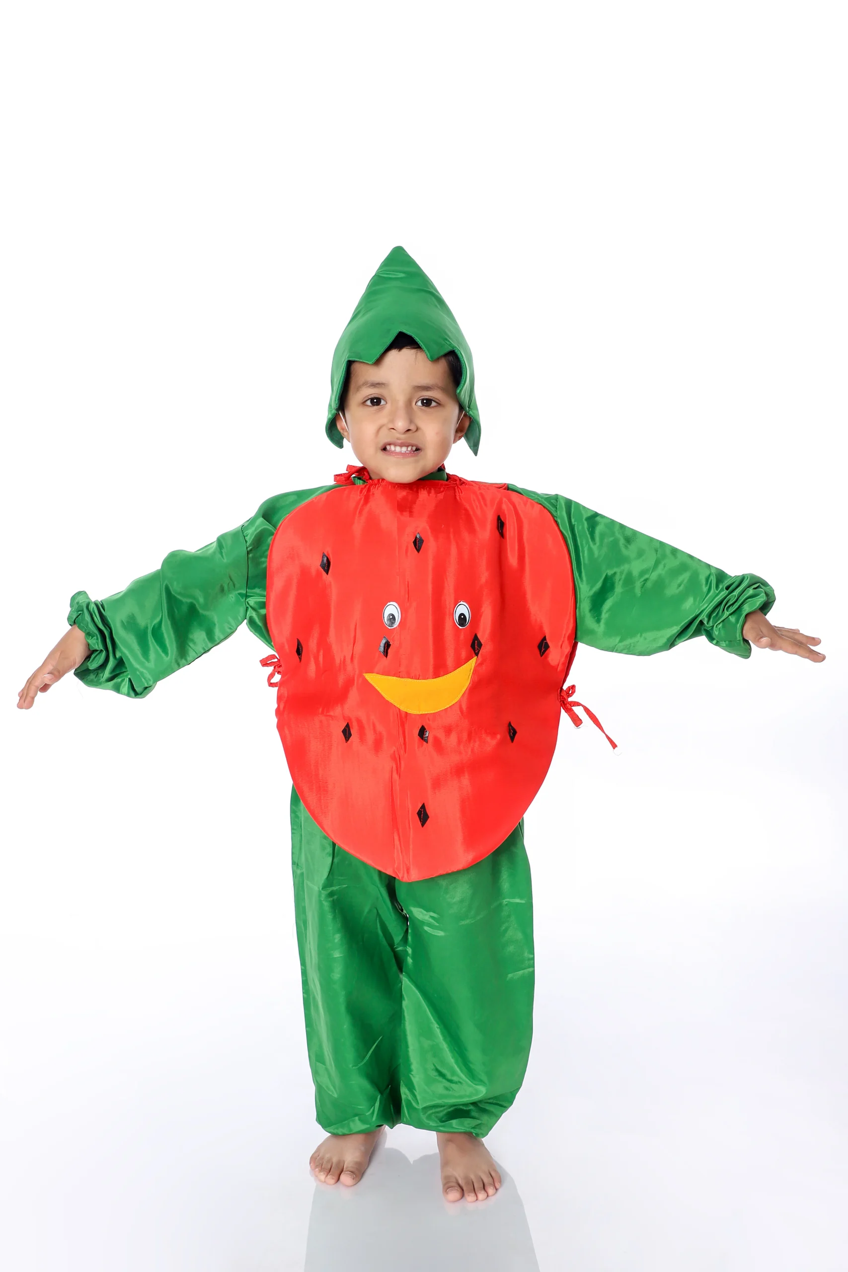Kids Watermelon Fancy Dress Costume in Red and Green Online India
