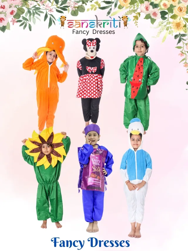 Flowers & Trees | Buy or Rent Kids Fancy Dress Costumes in India - Red  Water Lily