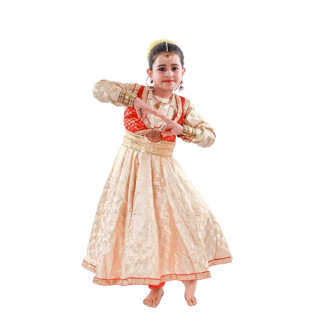 Kathak white dress online best sale